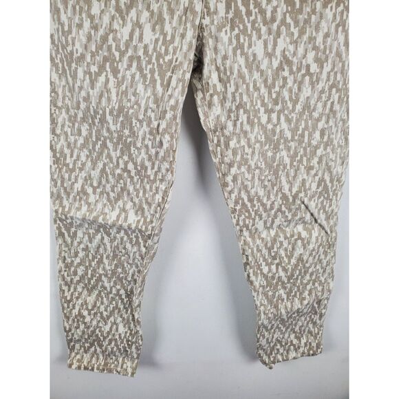 ⬇️SALE⬇️ Lucky Brand Capri 6 Womens Sophia Capri White Tan Mid Rise - Picture 4 of 6